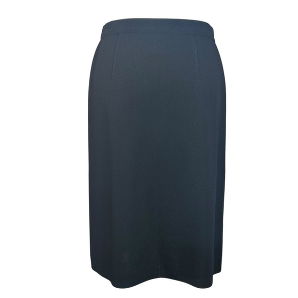 Misook Small Straight Knit Skirt Black Minimalist Staple Office Siren Pull On - Picture 6 of 13